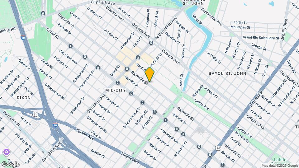 3705 Bienville St Map and Location Details