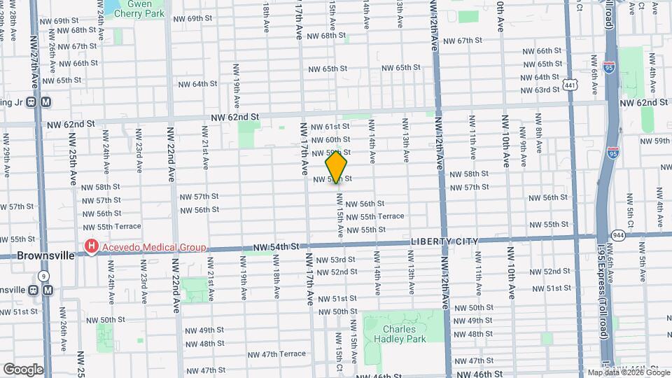 1501 NW 57th St Map and Location Details