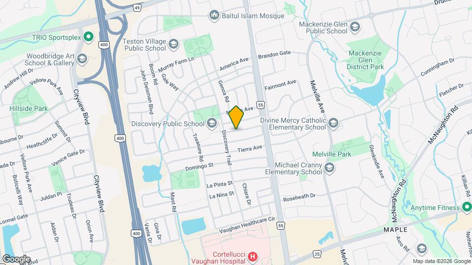 166 Sail Crescent Map and Location Details