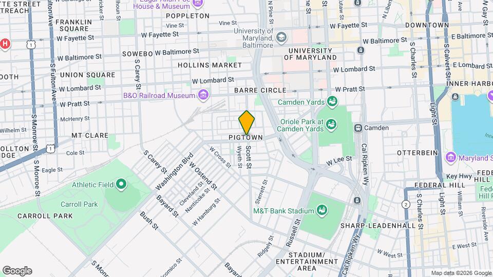 802 Washington Blvd Map and Location Details