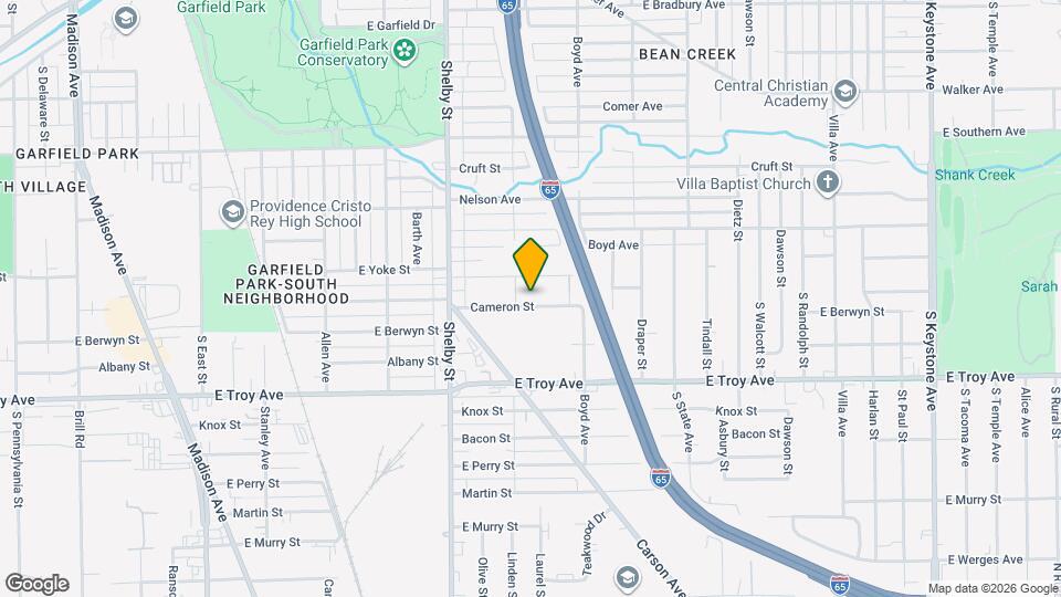 1218 Cameron St Map and Location Details