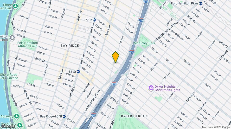 8015 6th Ave, Unit D3 Mapa y Detalles de la Ubicación