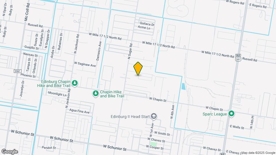 1609 Molino Dr Mapa y Detalles de la Ubicación