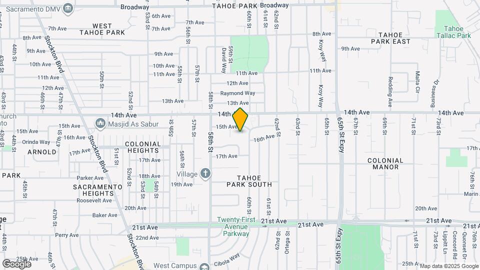 5972 15th Ave Map and Location Details