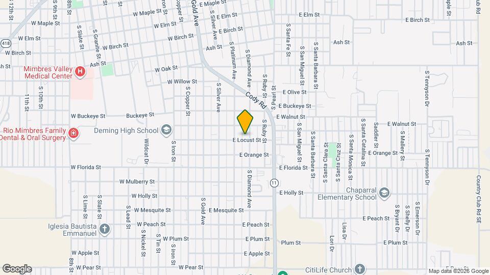 315 E Locust St Map and Location Details