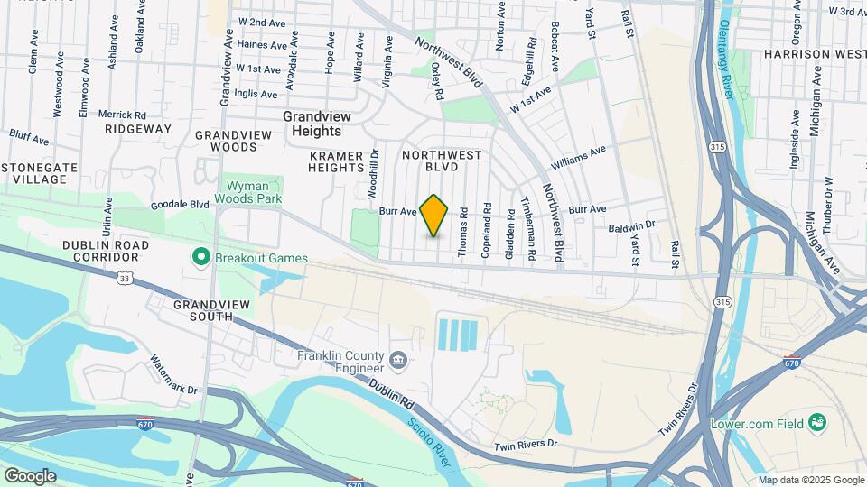 815 Oxley Rd, Unit 2 Map and Location Details