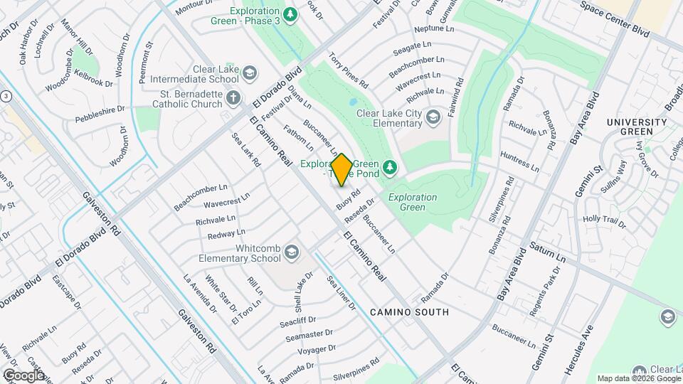 16019 Fathom Ln Mapa y Detalles de la Ubicación