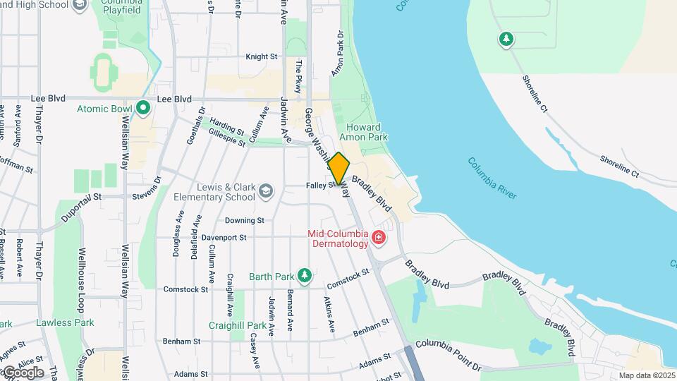 421 George Washington Way Mapa y Detalles de la Ubicación
