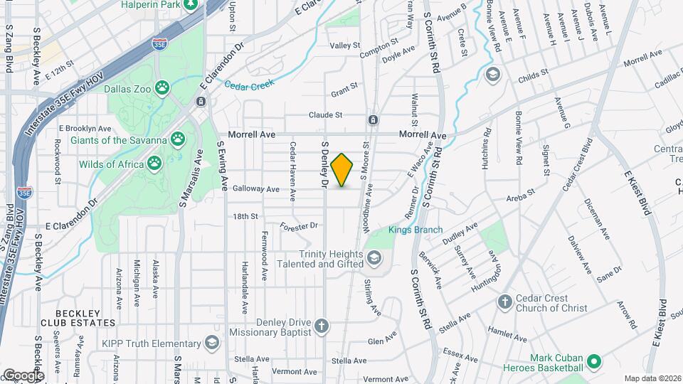1322 Galloway Ave Map and Location Details