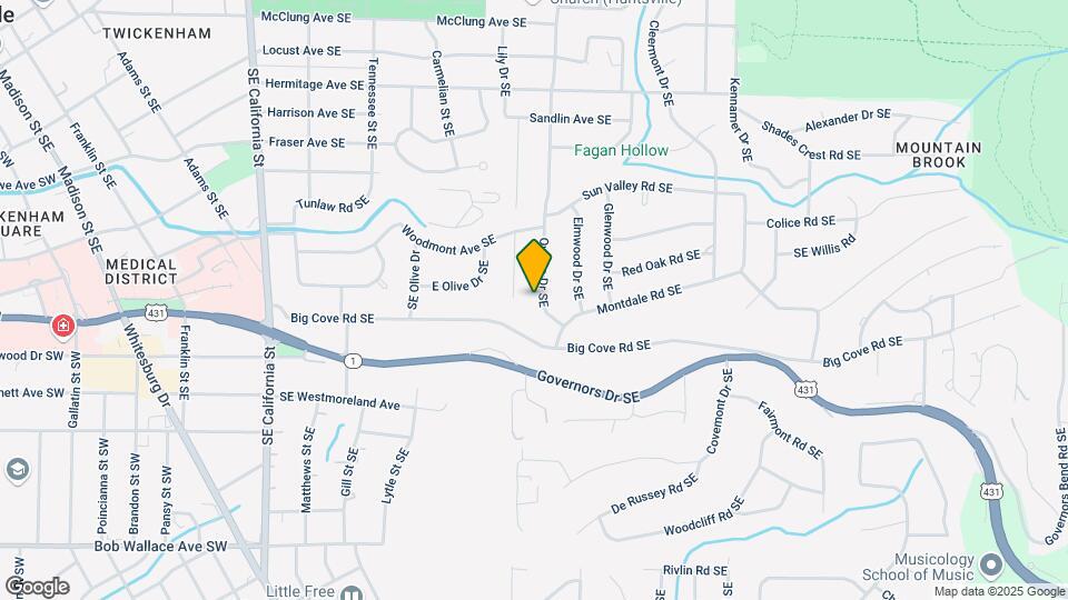 1508 Owens Dr SE Map and Location Details
