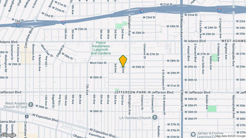 2881 2nd Ave Map and Location Details