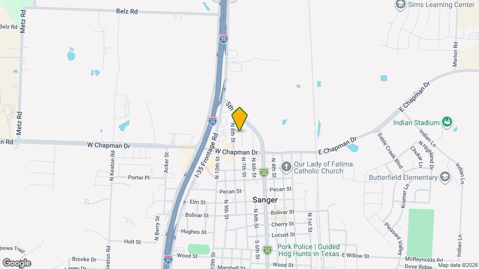 915 N 7th St Map and Location Details