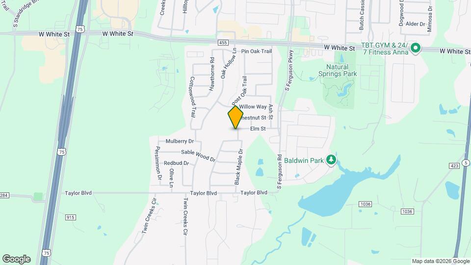 1733 Elm St Map and Location Details