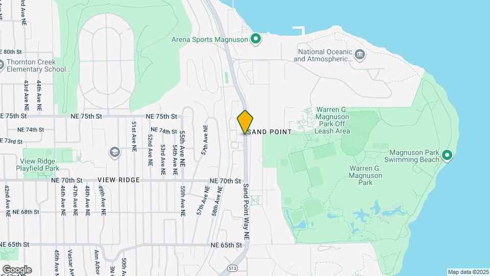 7309 Sand Point Way NE Map and Location Details