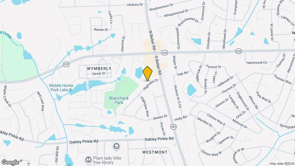 109 Highview Dr Map and Location Details