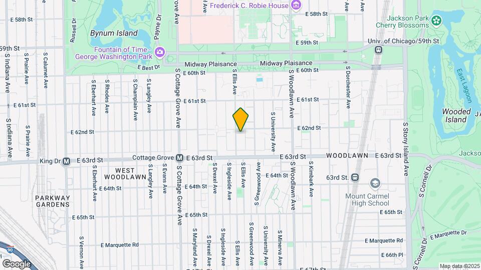 6201 S Ellis Ave Mapa y Detalles de la Ubicación