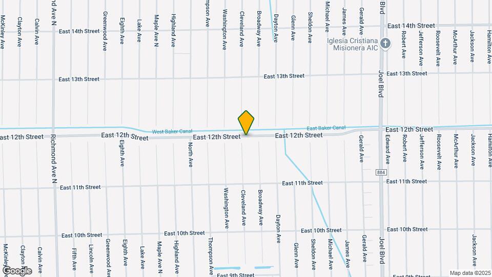 1510 East 12th Street Map and Location Details