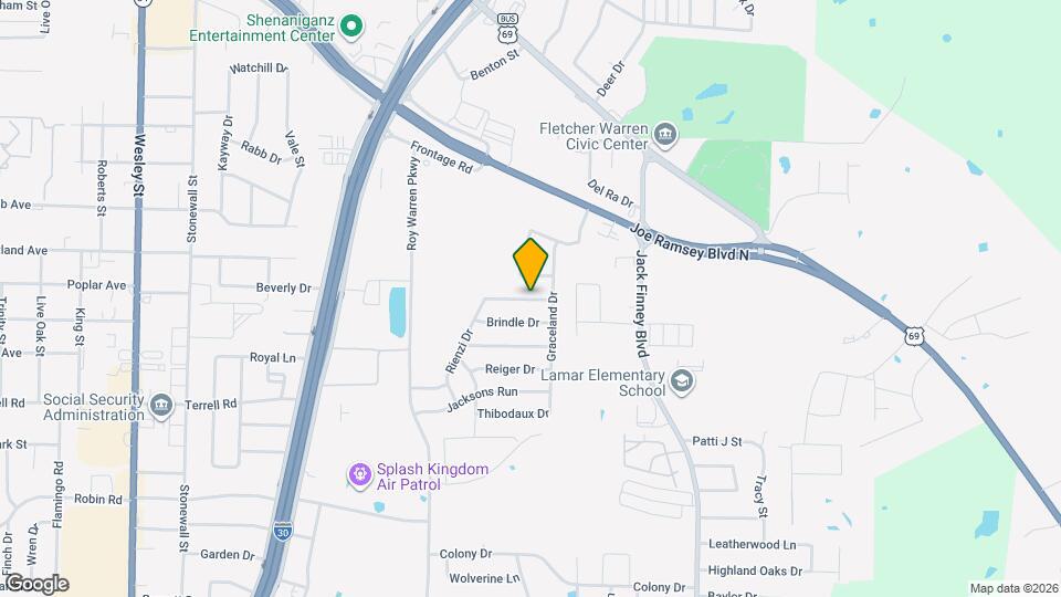 1412 Waverley Dr Map and Location Details