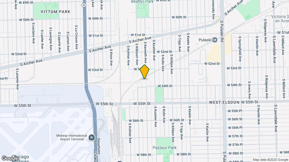 5338 S Kenneth Ave. Chicago IL Mapa y Detalles de la Ubicación