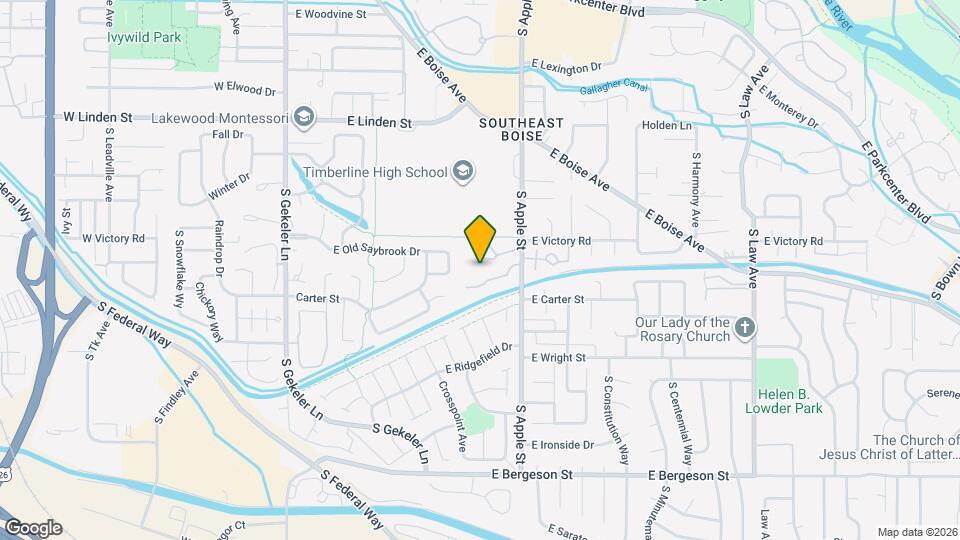 3125 S Apple St Map and Location Details