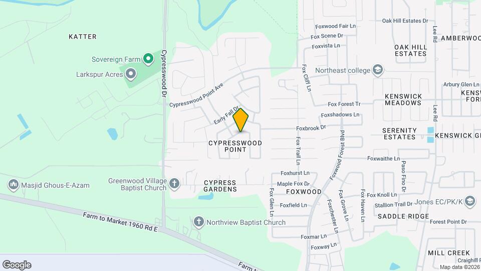 6614 Halcyon Days Dr Map and Location Details