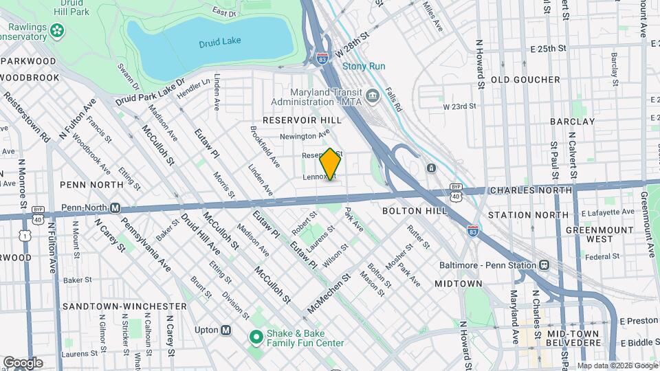 734 Watts St Map and Location Details