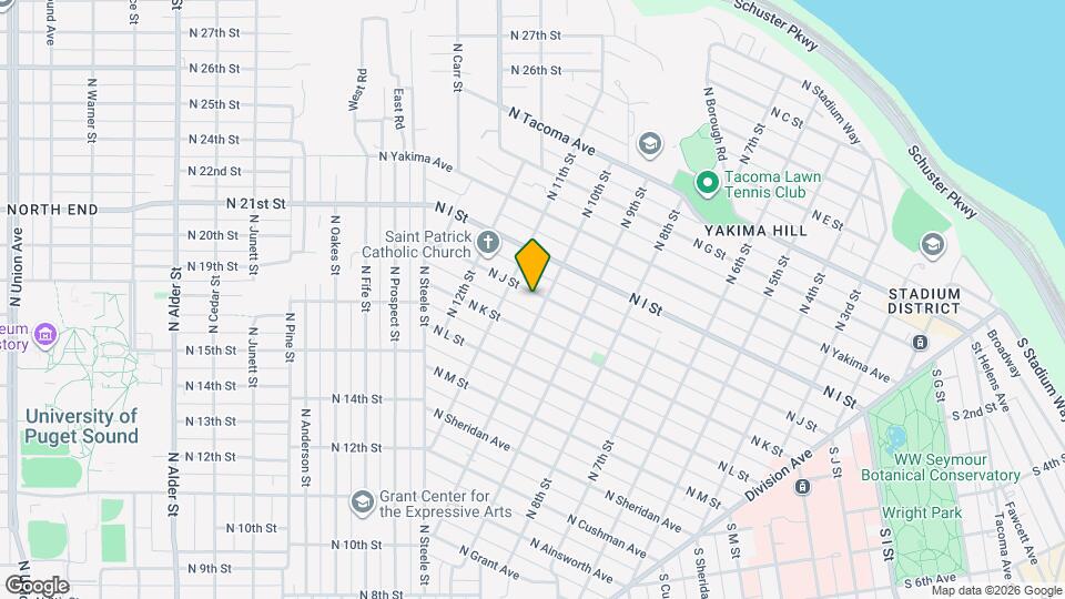 1010 N J St, Unit Apt 3 Map and Location Details