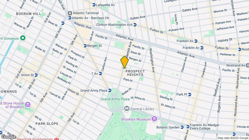643 Vanderbilt Ave Map and Location Details