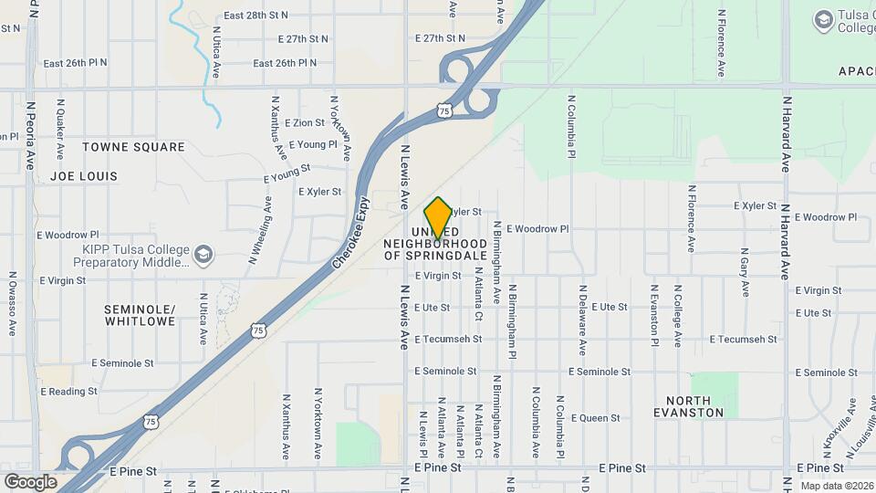 2132 N Atlanta Ave Map and Location Details