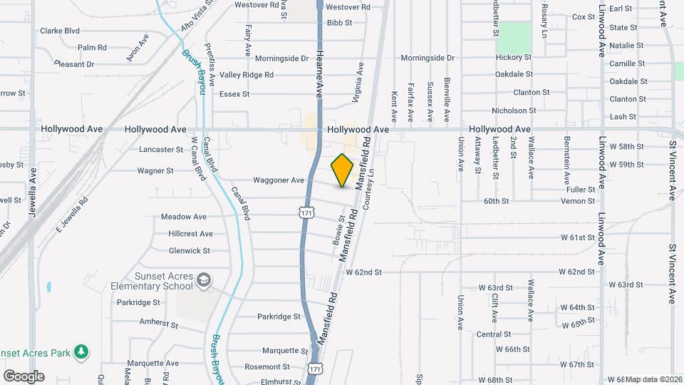 2617 Waggoner Ave Mapa y Detalles de la Ubicación