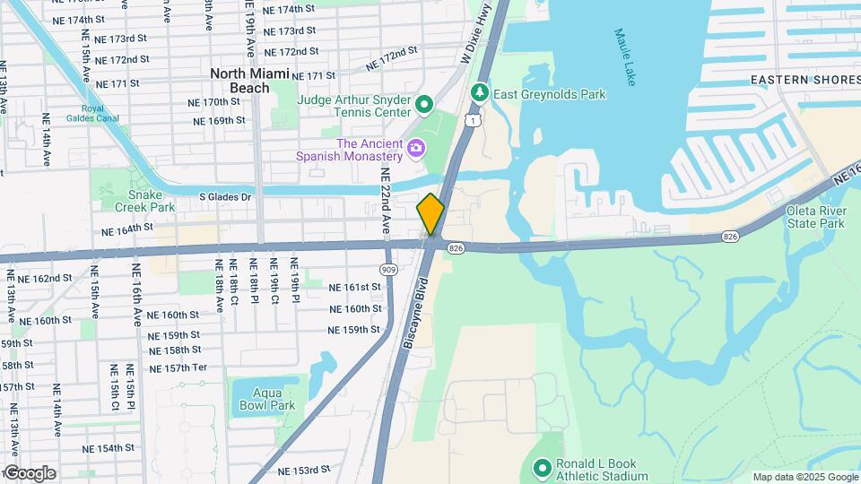 2903 N Miami Beach Blvd Map and Location Details
