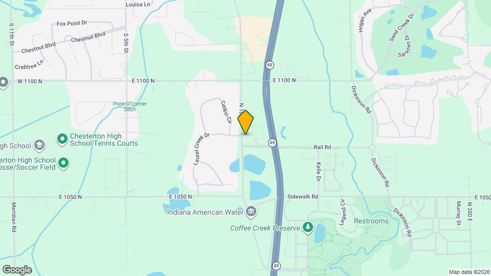 1075 N 100 E Map and Location Details