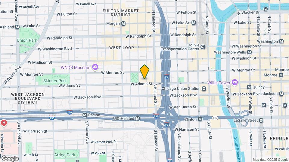 130 S Green St, Unit 7D Map and Location Details