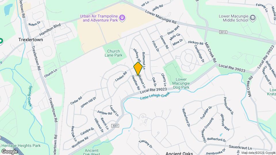 1486 Walnut Ln Map and Location Details