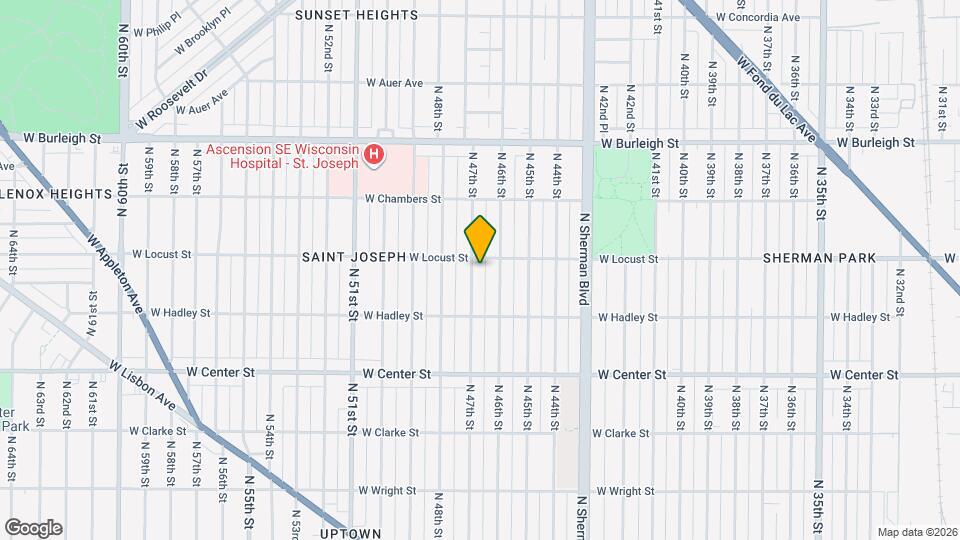 2860 N 47th St Map and Location Details