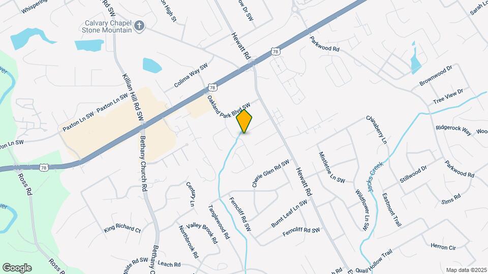 2234 Oakland Spring Dr Map and Location Details