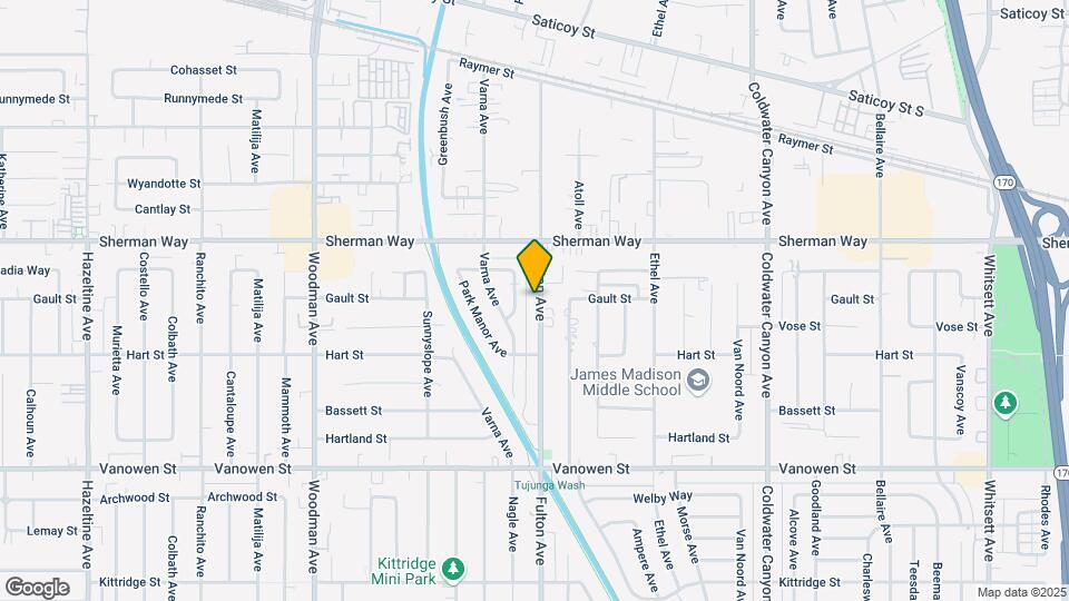 7063 Fulton Ave Mapa y Detalles de la Ubicación