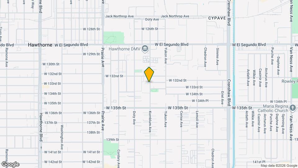 13233 Kornblum Ave. Map and Location Details
