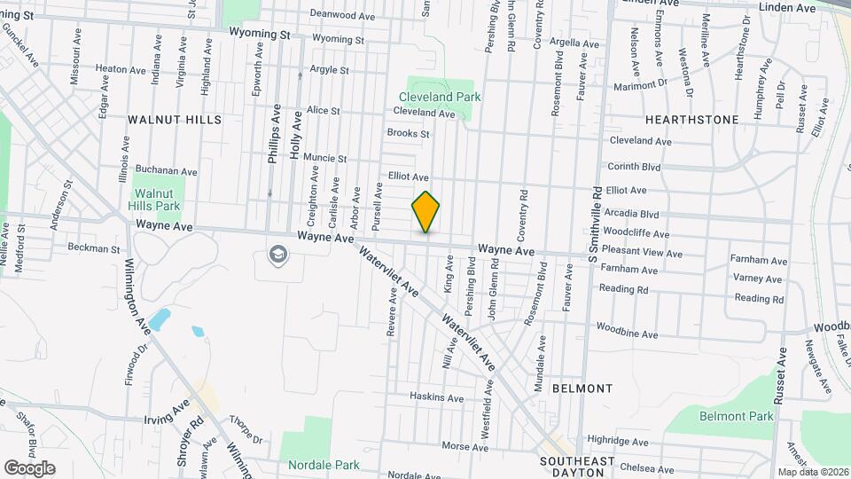 3221 Wayne Ave Map and Location Details