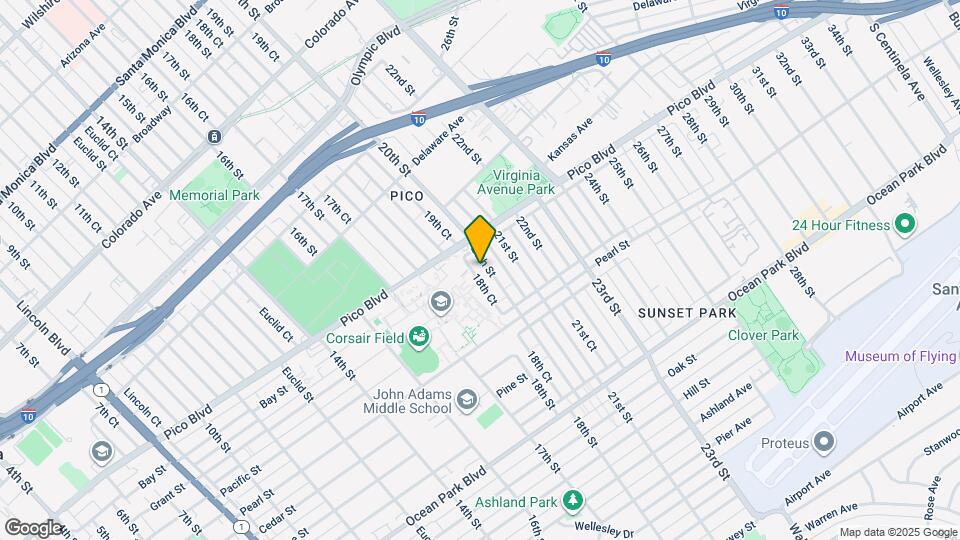 2140 20th St Map and Location Details