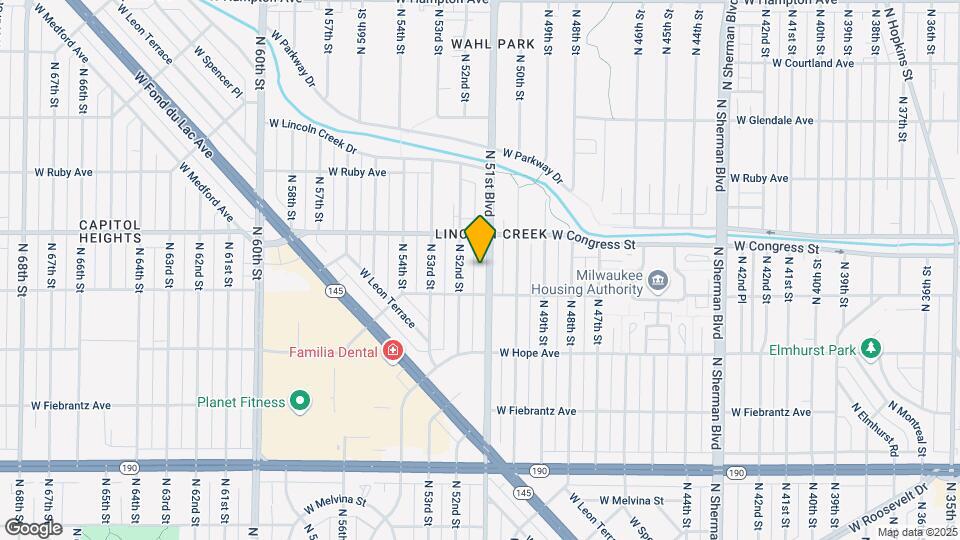 4333 N 51st Blvd Map and Location Details