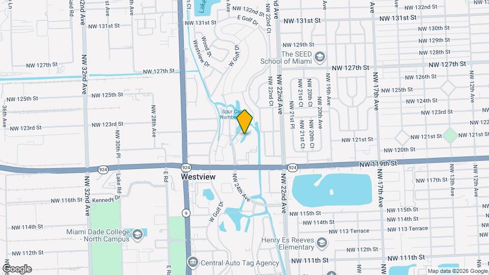 12159 NW 23rd Ct Map and Location Details