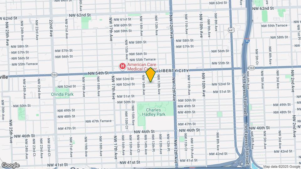 1352 NW 52nd St Map and Location Details