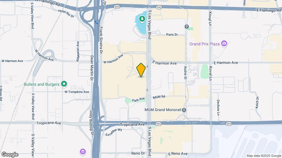 3750 S Las Vegas Blvd Map and Location Details
