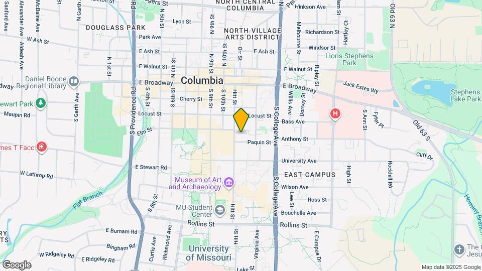 1106 Hamilton Way Map and Location Details