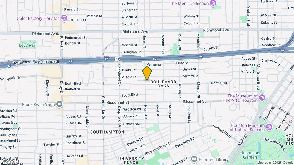 1932 North Blvd Mapa y Detalles de la Ubicación