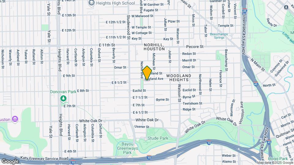 1023 Woodland St Mapa y Detalles de la Ubicación
