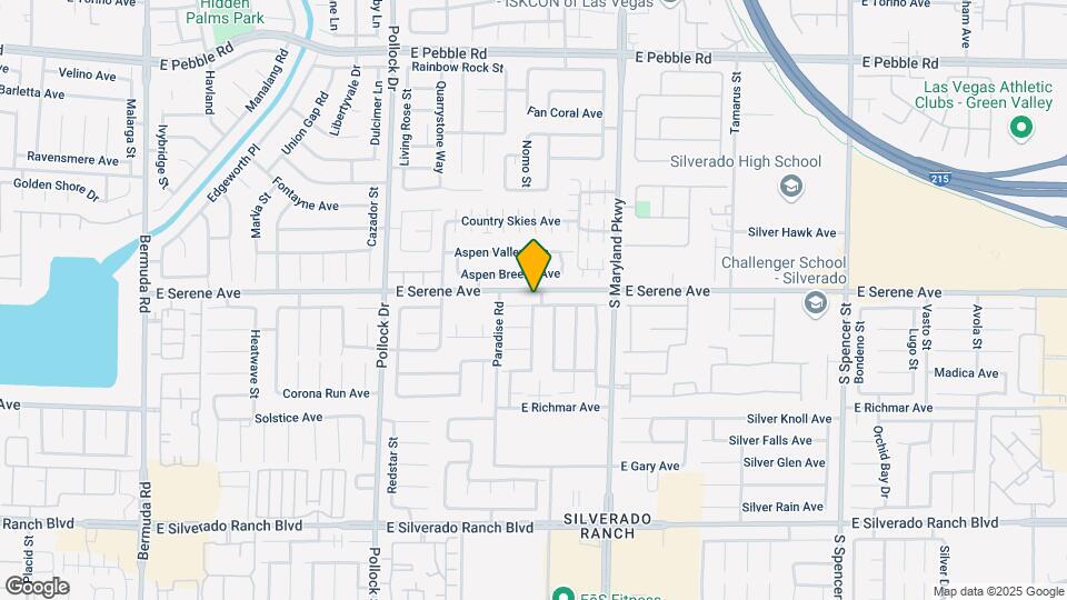 1054 Whispering Birch Ave Map and Location Details