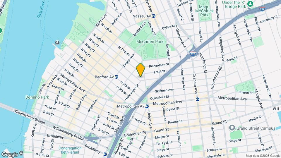 265 N 9th St Map and Location Details