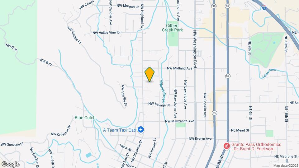 1351 NW Highland Ave Map and Location Details